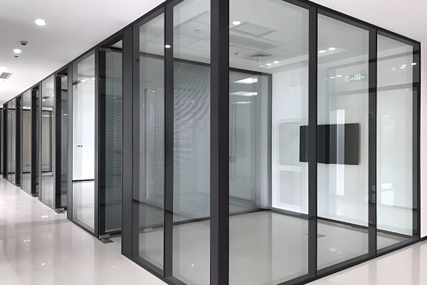 Double Glazed Toughened Glass Partition