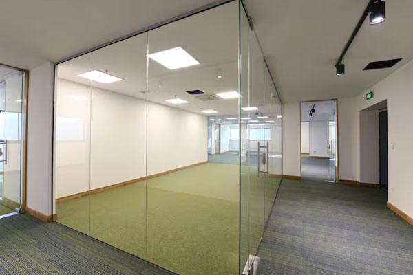 Frameless Glass Partition