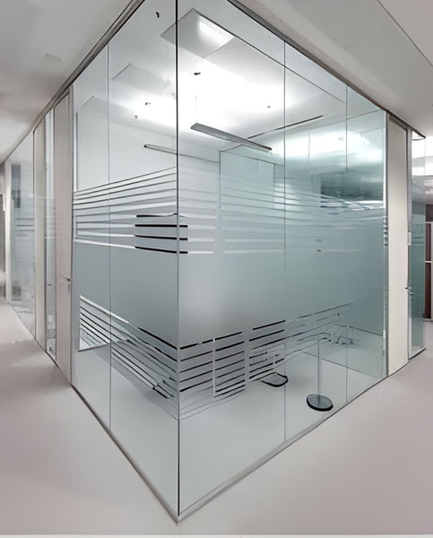 Toughened Glass Partition